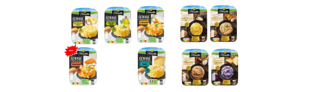 Les écrasés et festives Florette