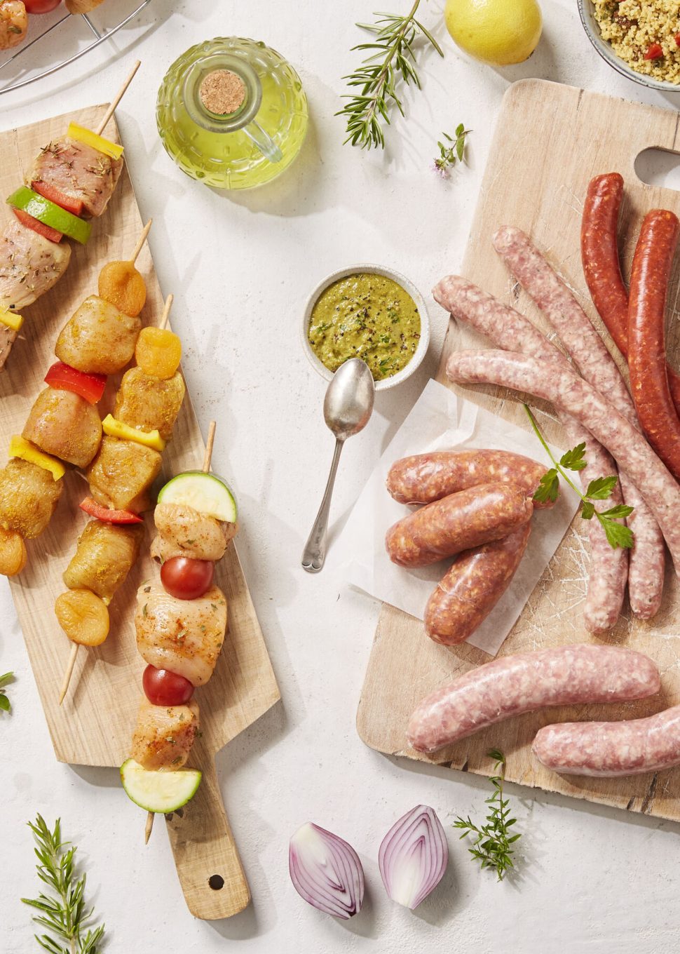 Présentation d'une sélection de produits disponibles dans l'activité boucherie de la branche Viandes d'Agrial Présentation d'une sélection de produits disponibles dans l'activité boucherie de la branche Viandes d'Agrial